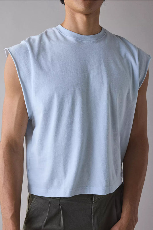 Grayson Solid Cutoff Muscle Tank